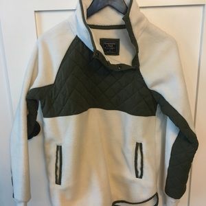 Abercrombie Asymmetrical Snap Pullover